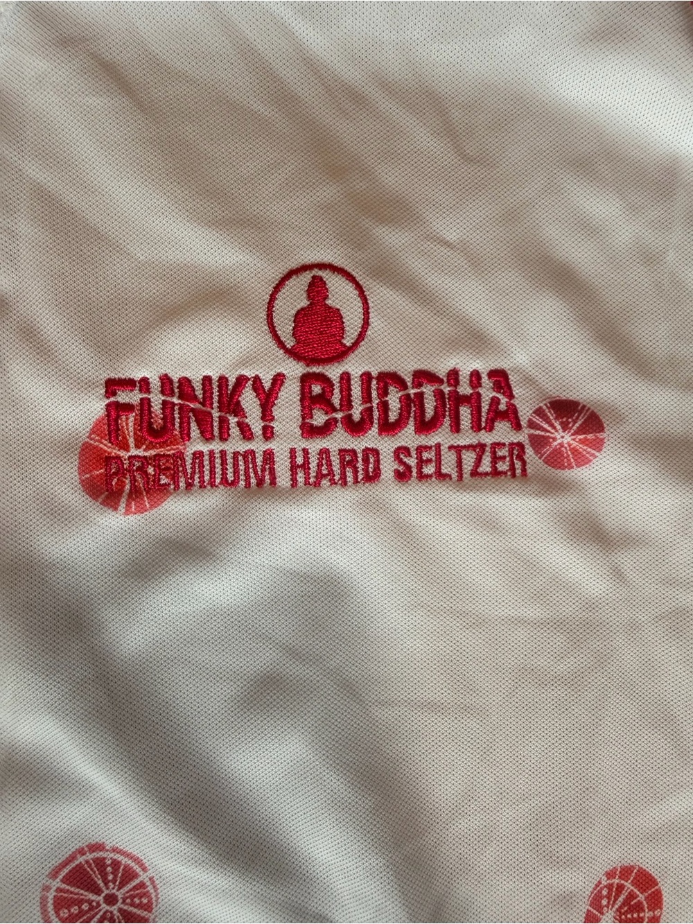 Johnnie-O Frederick Medallion Funky Buddha Polo Shirt Performance Active Golf L - Picture 7 of 12
